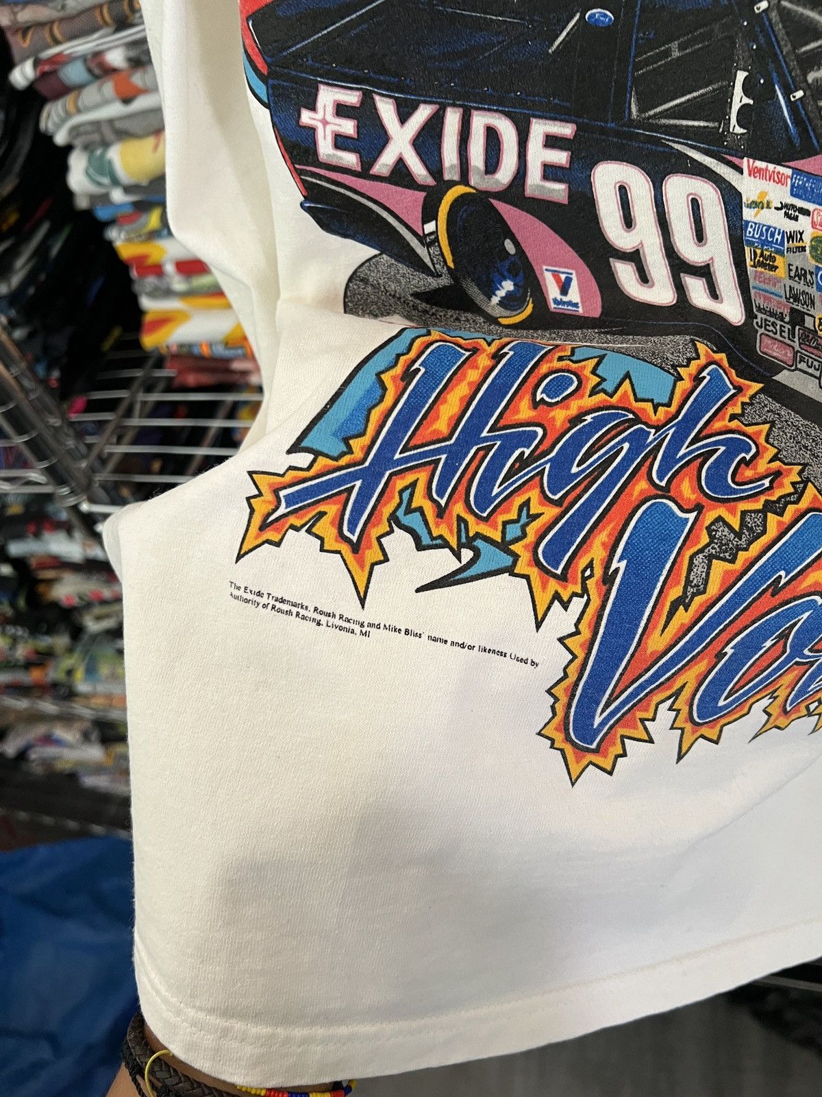 NASCAR 90s Mike Bliss The Hammer Racing Tee Size US L / EU 52-54 / 3 - 5 Thumbnail