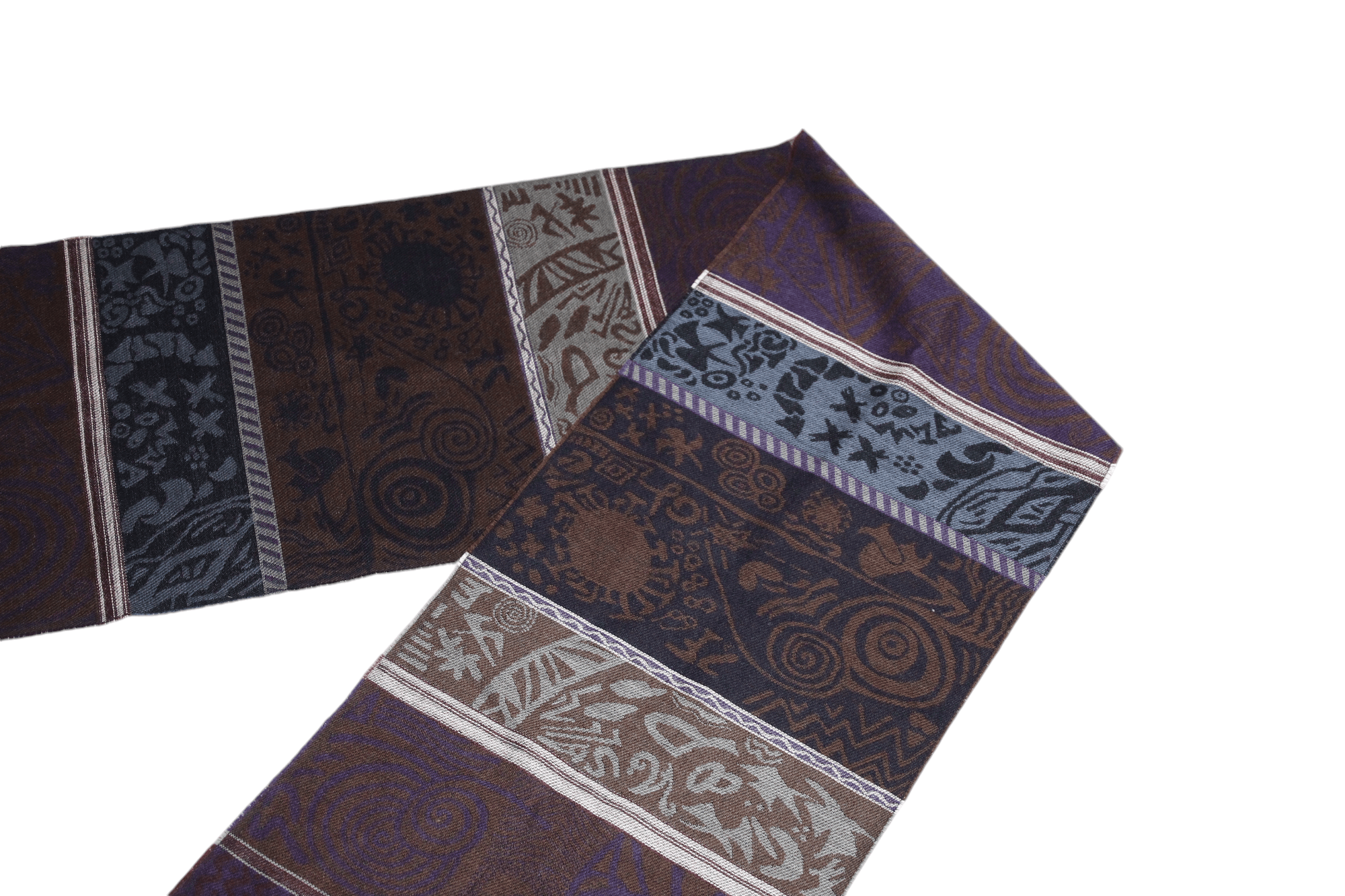 Other UK Olivier Strelli abstract patterns wool scarf 160cm x 35cm Size ONE SIZE - 9 Thumbnail