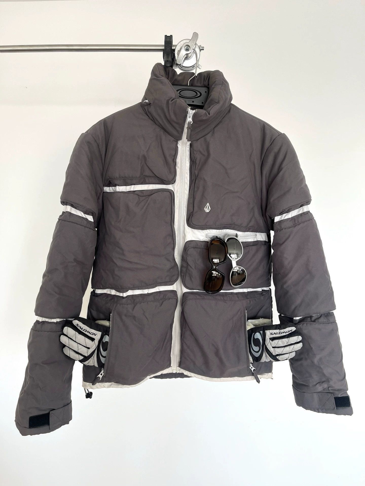 Volcom Volcom Vintage 00s Knife-Cut Diamond Padded Jacket Size US M / EU 48-50 / 2 - 1 Thumbnail