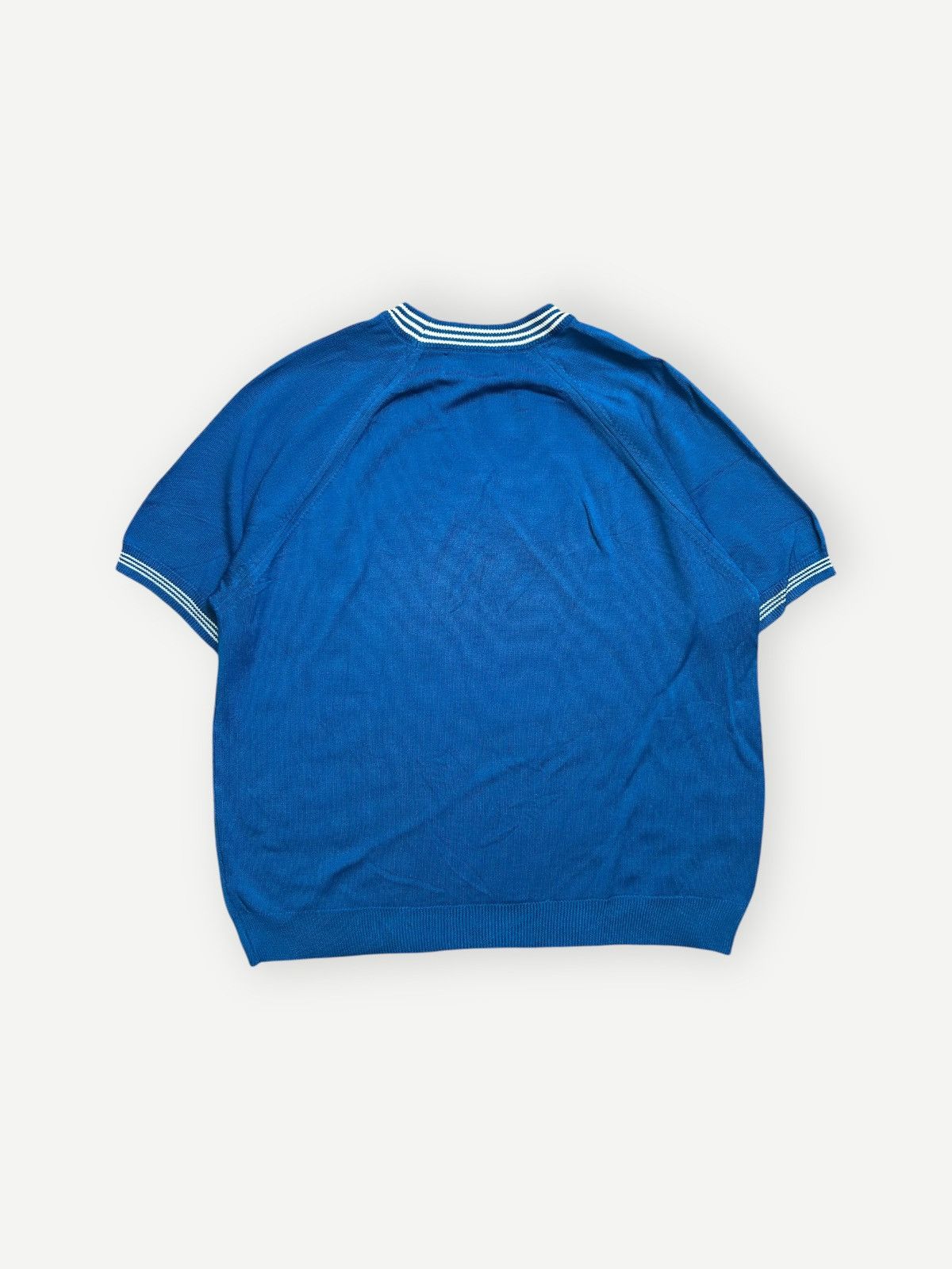 Vintage Vintage 70s Sportswear Short Sleeve Sweater Royal Size US L / EU 52-54 / 3 - 6 Thumbnail