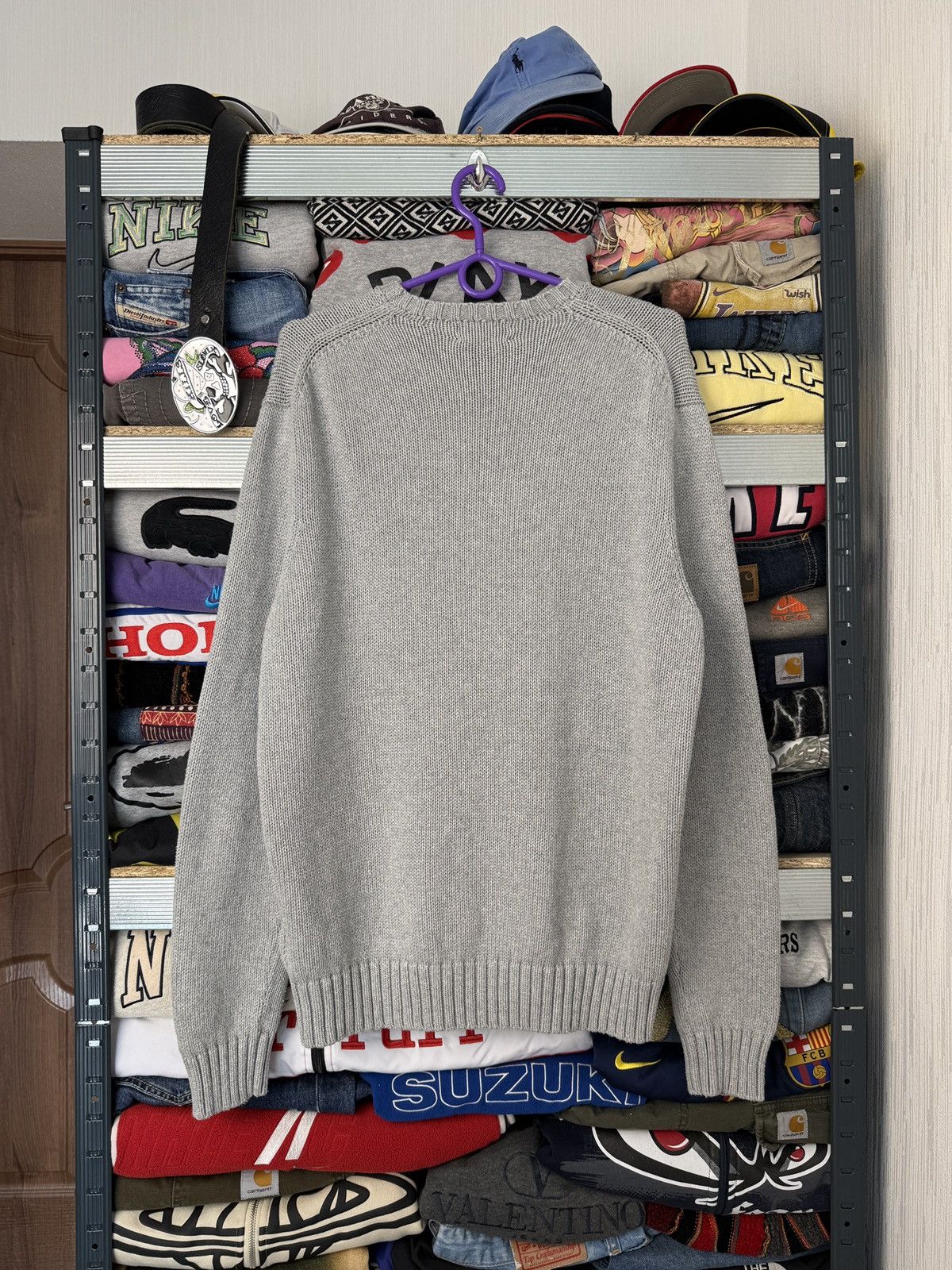 Polo Ralph Lauren Polo Ralph Lauren Knit Gray Sweater Cotton Mens Size US M / EU 48-50 / 2 - 2 Thumbnail