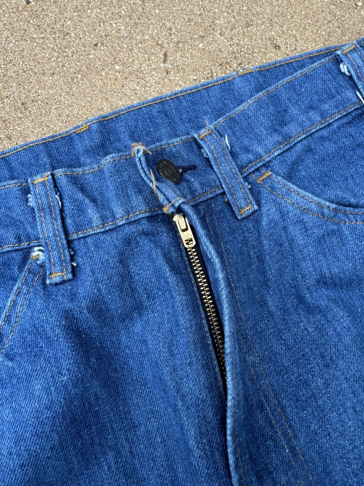 Levi's × Vintage Vtg 70’s Levi’s 646 Orange Tab Bellbottom Flare Jeans 33x29 Size US 33 - 5 Thumbnail
