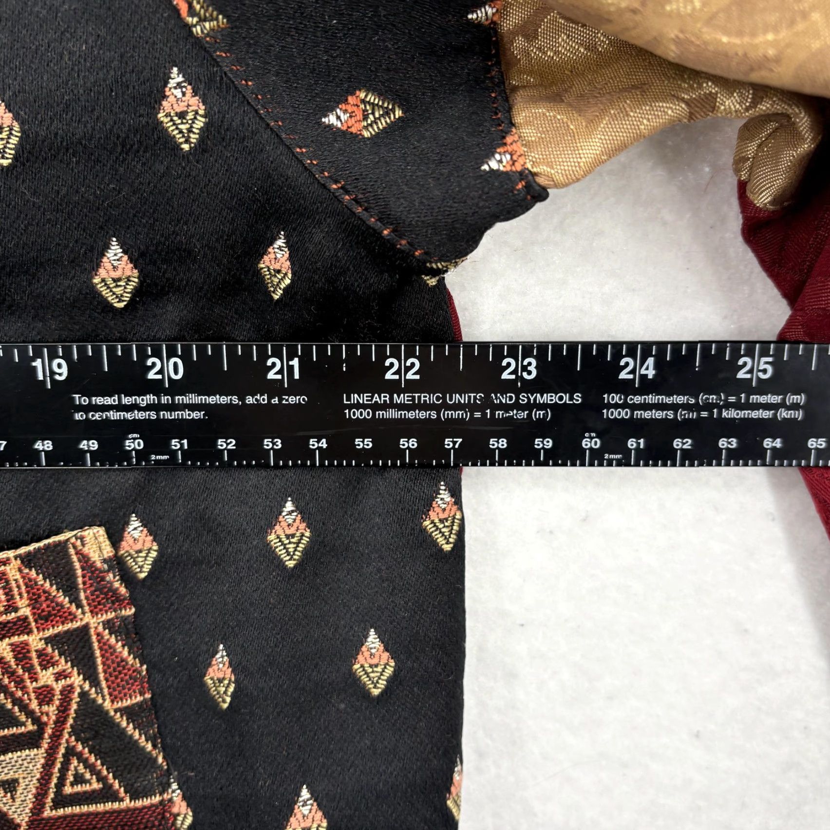 Vintage VINTAGE Sandy Starkman Jacket Womens XL Black Red Gold Patchwork Art Wear 90s Size XL / US 12-14 / IT 48-50 - 7 Thumbnail