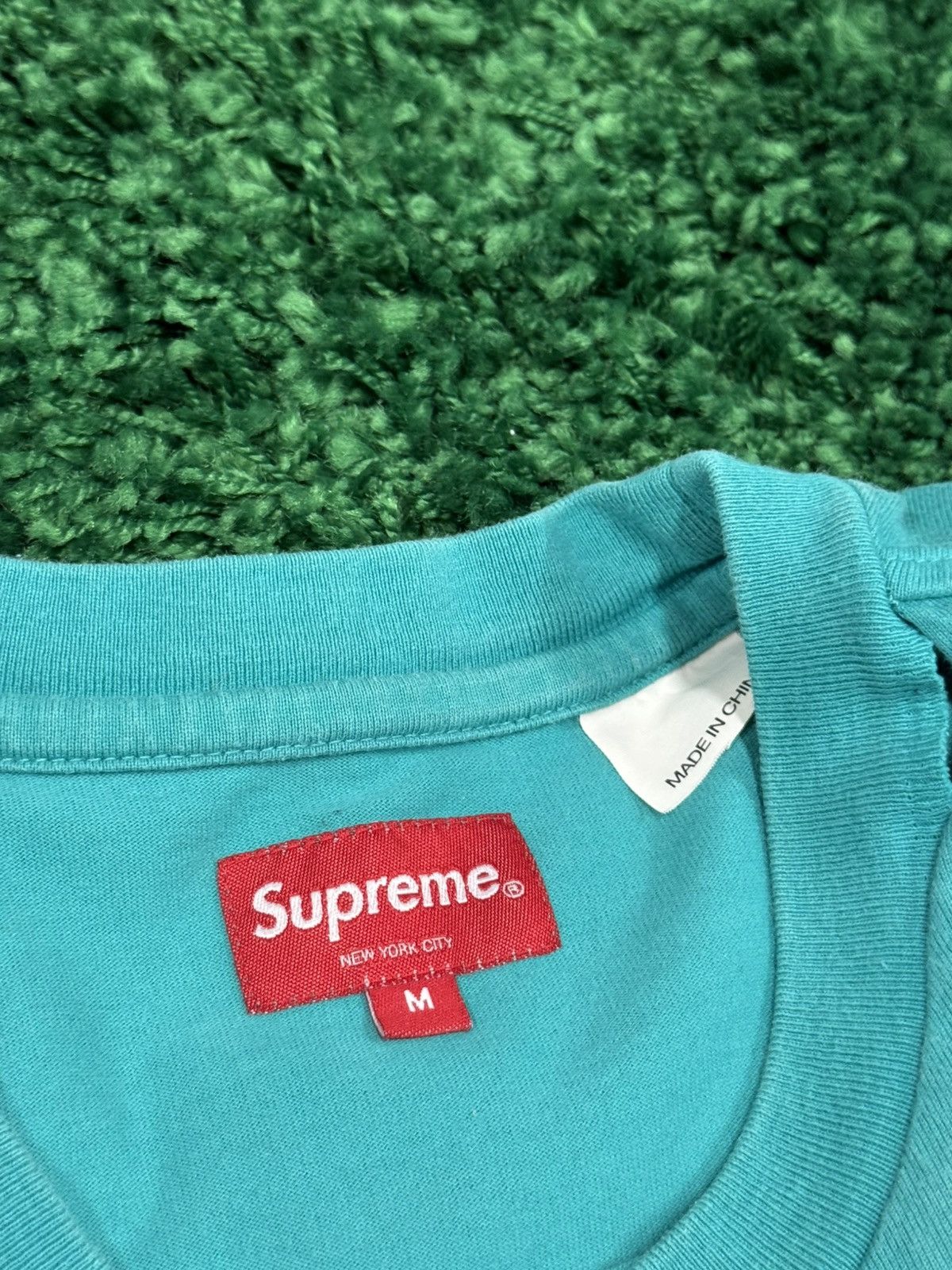 Supreme Supreme Small Box Tee FW22 Teal Medium Mini Cut Sewn Size US M / EU 48-50 / 2 - 4 Thumbnail