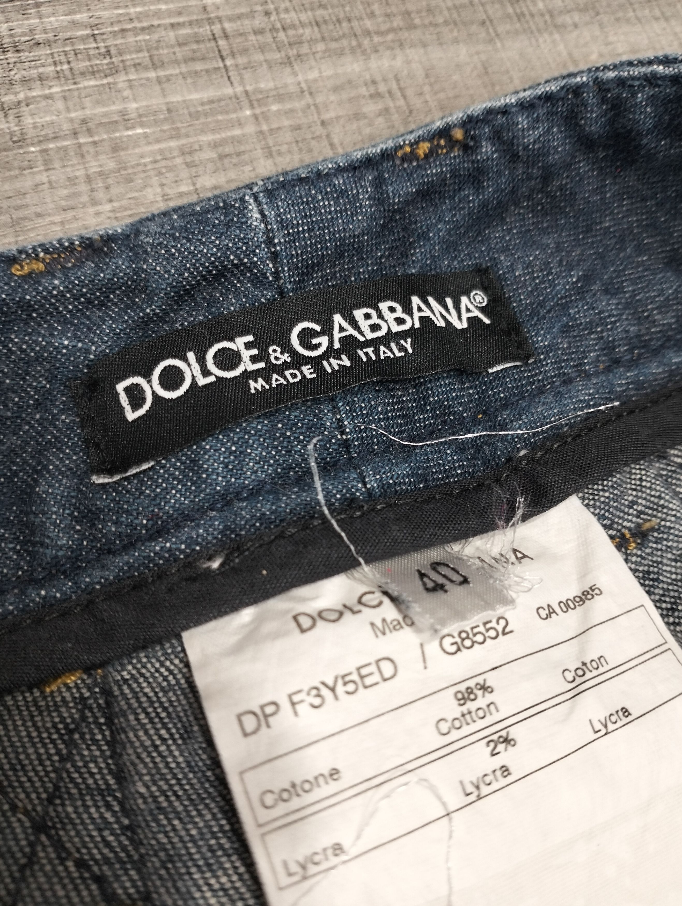 Designer DOLCE & GABBANA JEANS FOR WOMEN Size 30" / US 8 / IT 44 - 11 Thumbnail