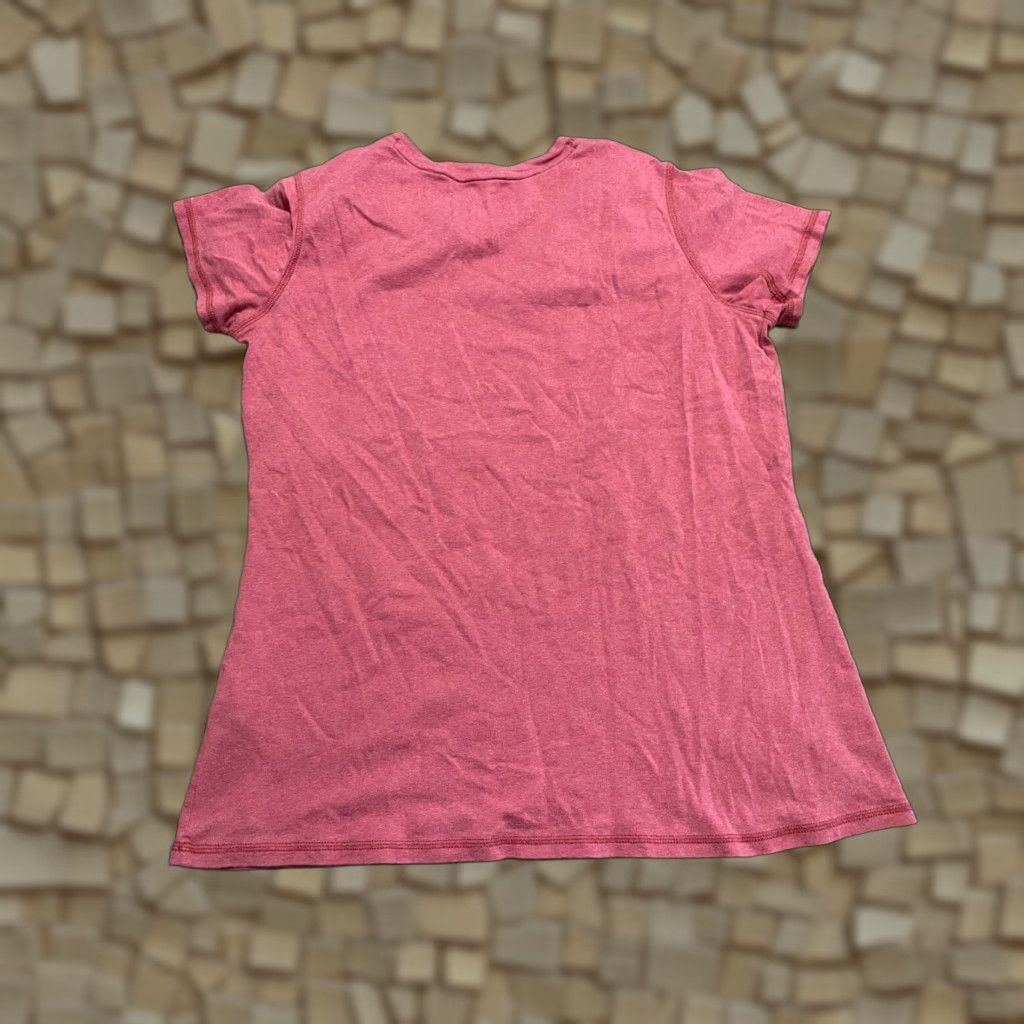 Carhartt Carhartt Shirt Women L Red V-Neck Shot Sleeve T-Shirt; Pullover Casual Solid Modern Basic Fall Spring Summer Regular Size L / US 10 / IT 46 - 1 Thumbnail