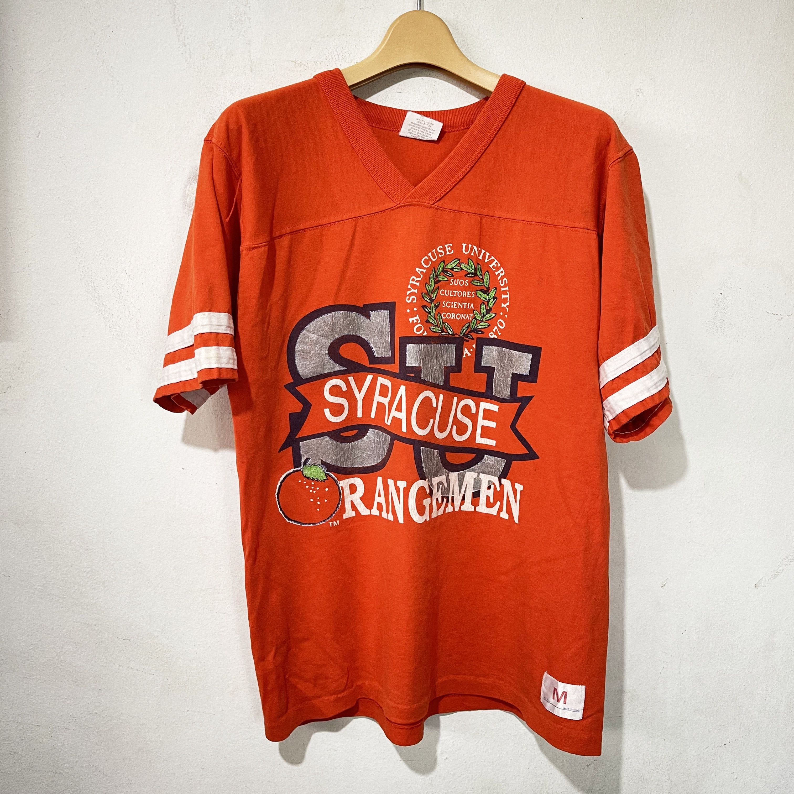NFL Vintage 90s Syracuse University Jersey T-Shirt Size US M / EU 48-50 / 2 - 1 Thumbnail