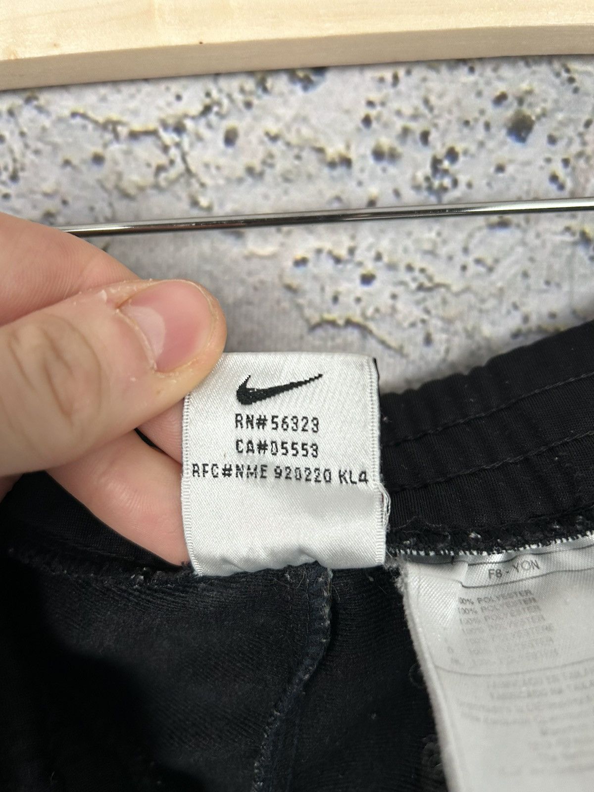 Nike × Vintage Vintage Nike 90s Sweatpants Swoosh Nylon Drill Gorpcore Size US 36 / EU 52 - 8 Thumbnail