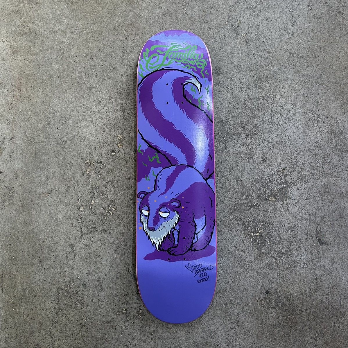 Todd Bratrud Todd Bratrud Autographed X Familia Skateboard Size ONE SIZE - 4 Thumbnail