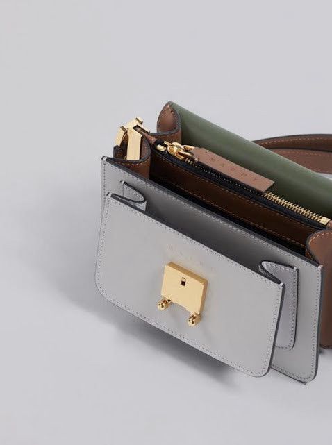 Marni o1w1db11024 Size: OS / Small Trunk Leather Shoulder Bag Size ONE SIZE - 2 Thumbnail