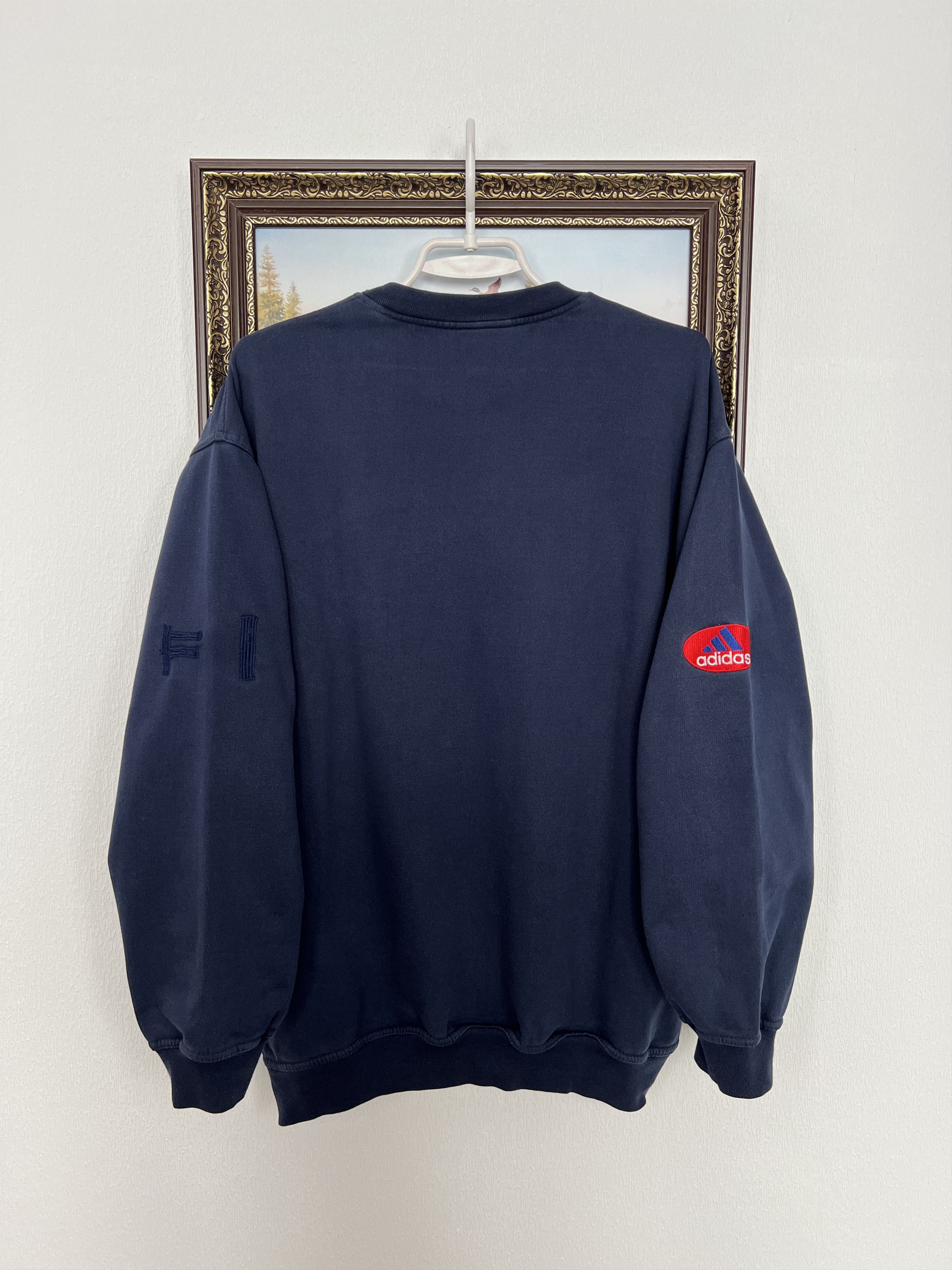 Adidas Vintage 90's Adidas France World Cup Sweatshirt Size US S / EU 44-46 / 1 - 14 Thumbnail