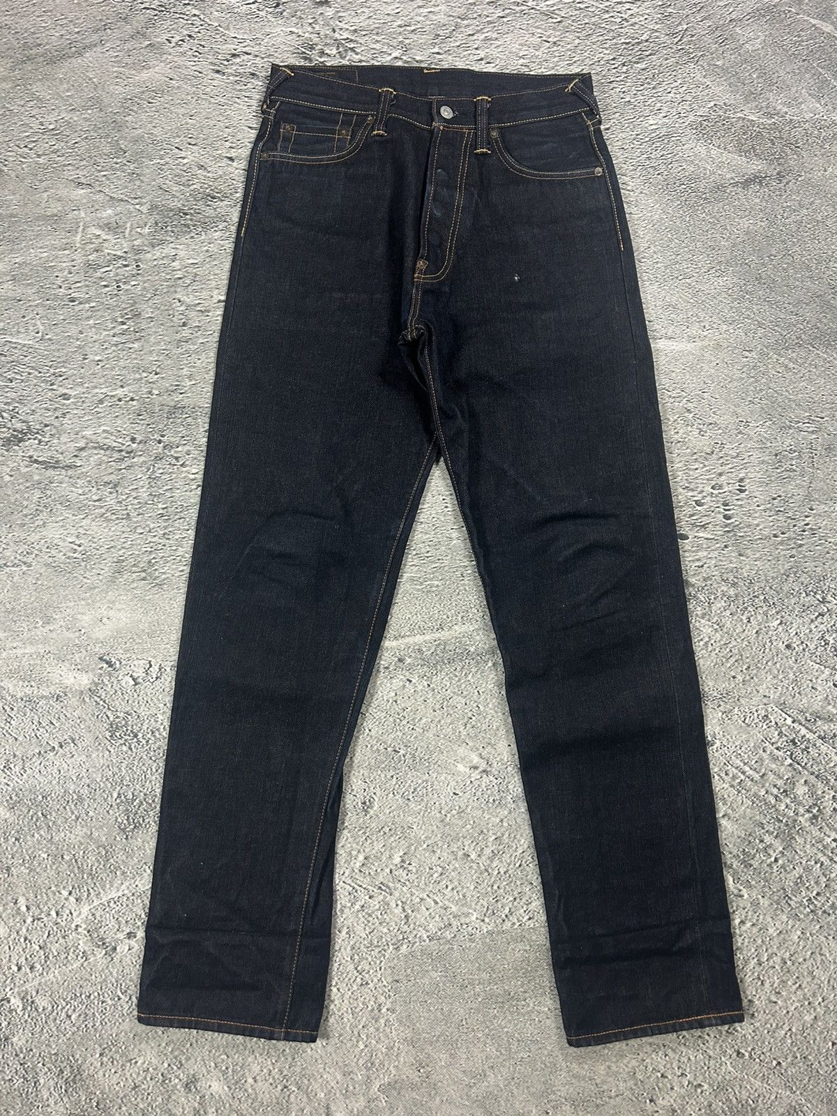 Evisu Evisu jeans daicock big logo yellow selvedge denim Size US 29 - 5 Thumbnail