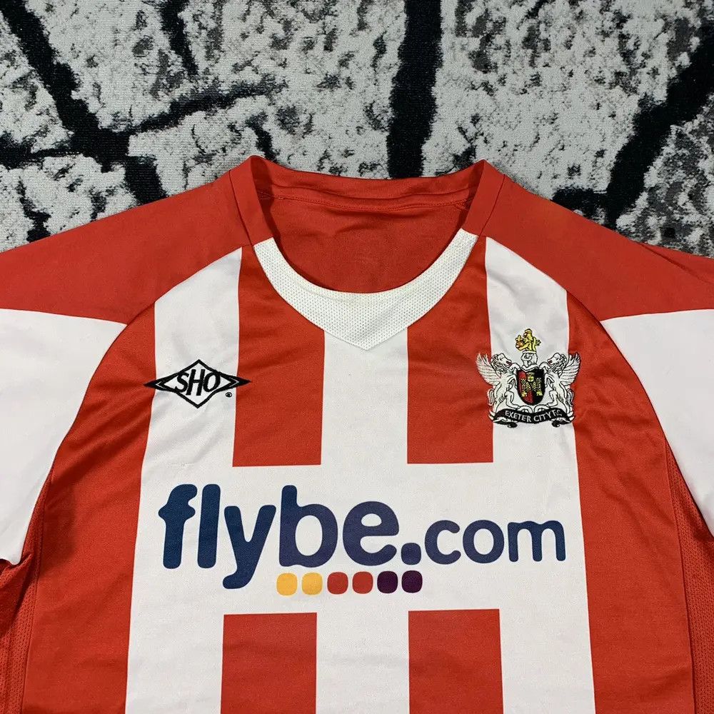 Other EXETER CITY Home Football Shirt Soccer Jersey Flybe Size US XL / EU 56 / 4 - 2 Thumbnail