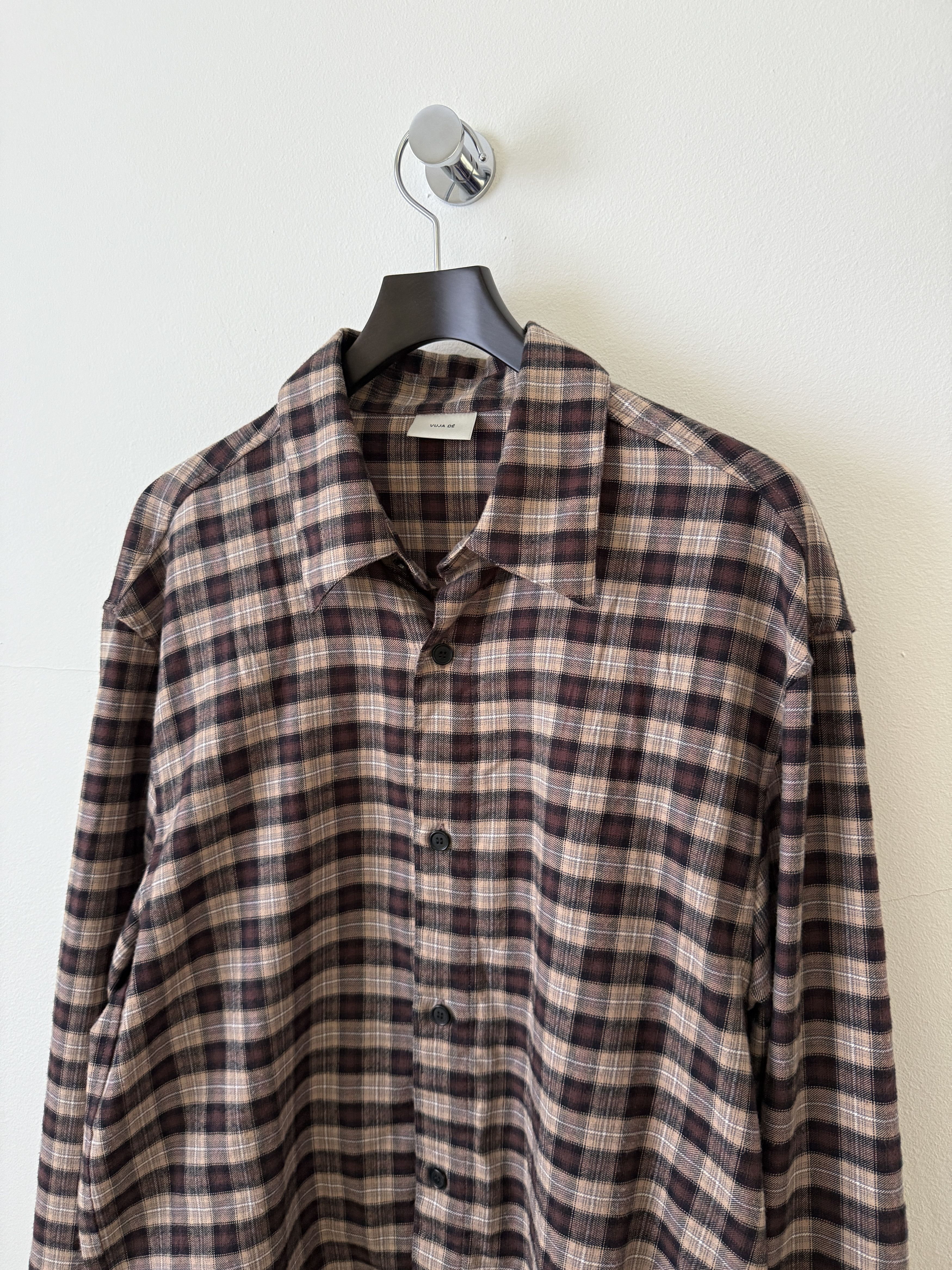 Vuja De Ross Check Flannel in Cashmere & Cotton Size US M / EU 48-50 / 2 - 5 Thumbnail