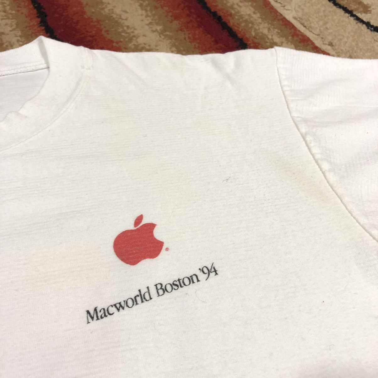 Apple Vintage Apple Macworld Boston 1994 Very Rare T Shirt Size US M / EU 48-50 / 2 - 7 Thumbnail