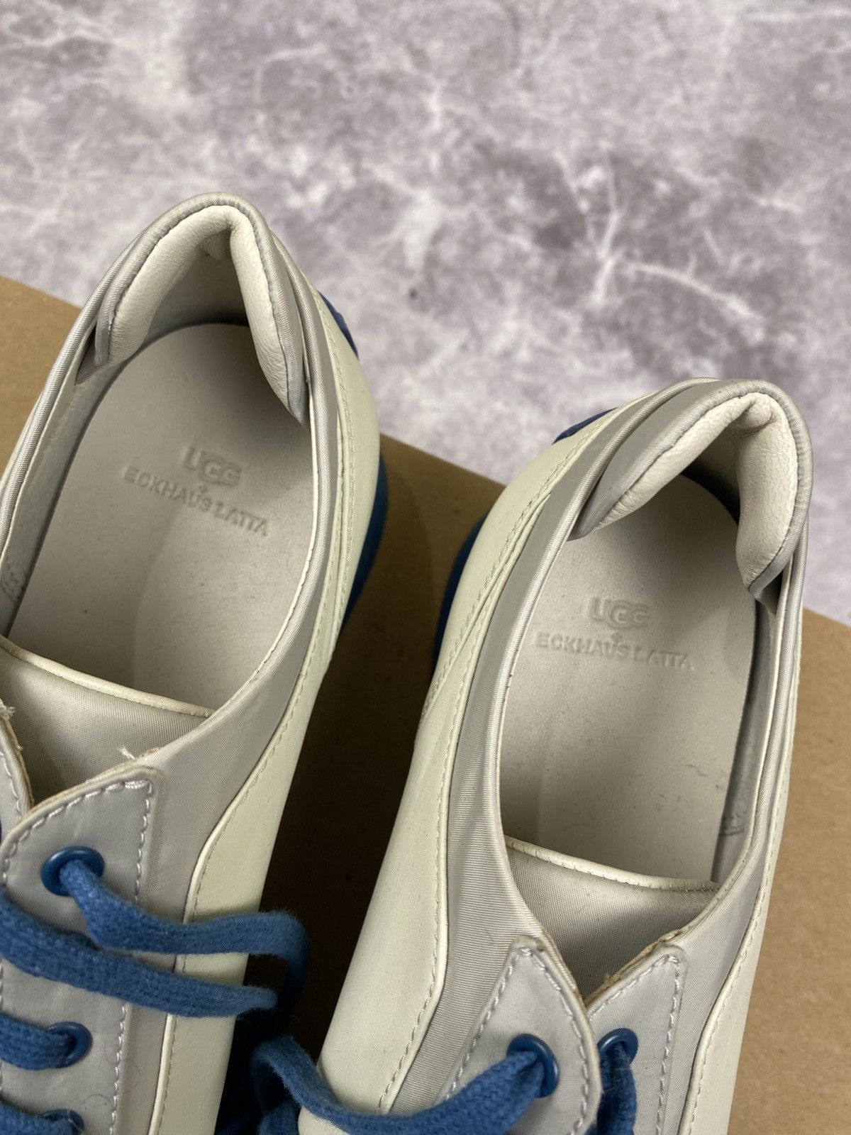 Eckhaus Latta Ugg X Eghaus Latta Square Toe Leather Low Top Sneakers 38 Size US 8 / IT 38 - 4 Thumbnail