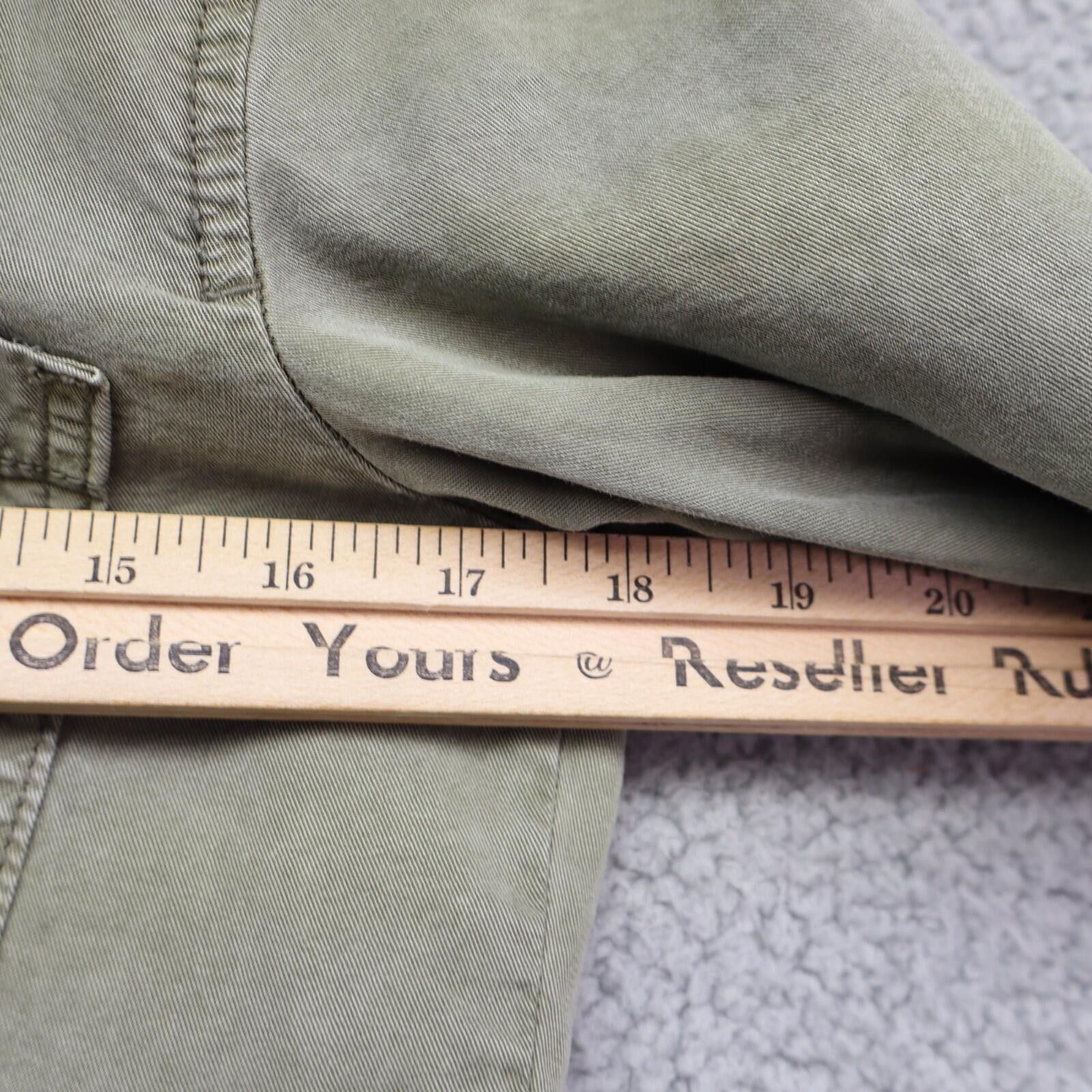 American Eagle Outfitters American Eagle sz 0 army green long sleeve romper shorts y2k Size 25" / US 0 / IT 36 - 5 Thumbnail