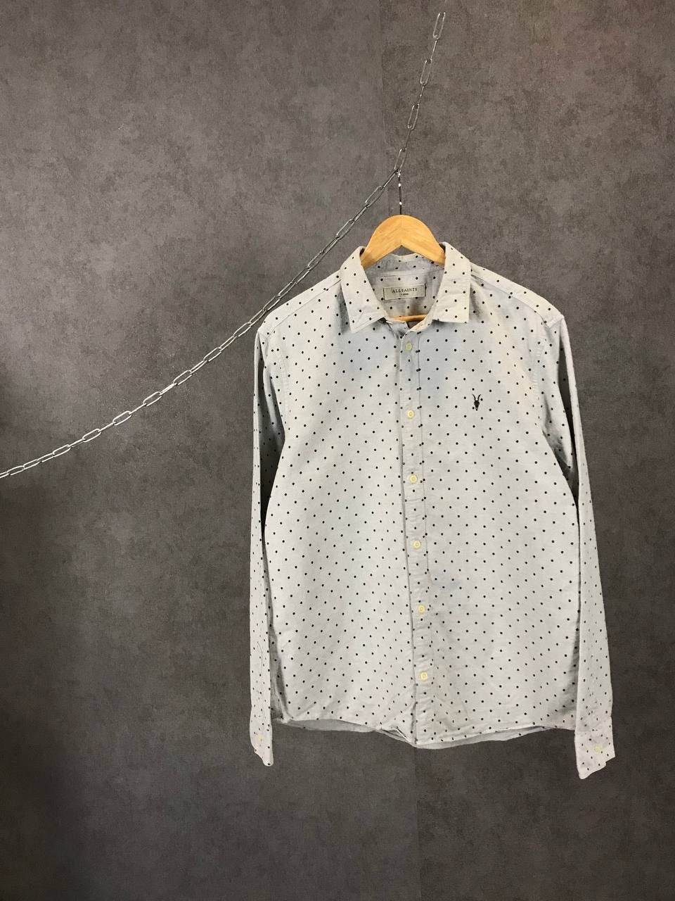 Allsaints Allsaints monogram designer logo shirt Size US L / EU 52-54 / 3 - 1 Thumbnail