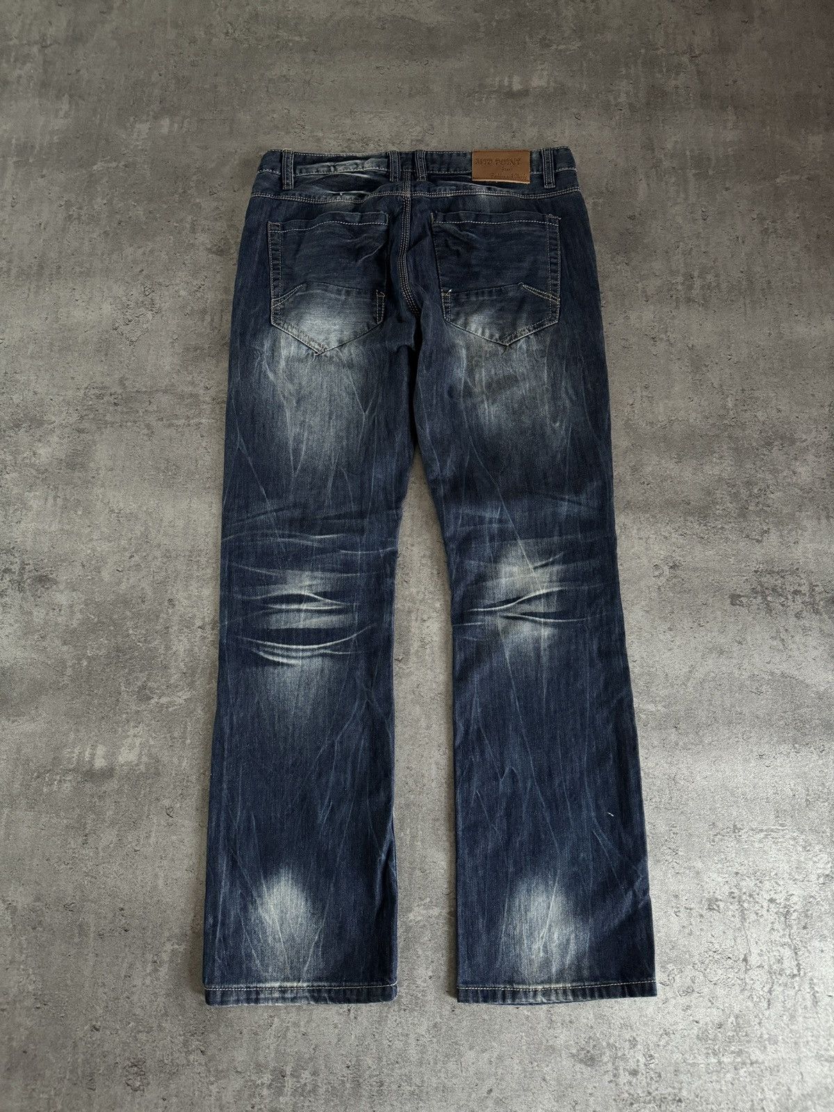 Japanese Brand Vintage Baggy Jeans Denim distressed rap skate y2k Size US 34 / EU 50 - 4 Thumbnail