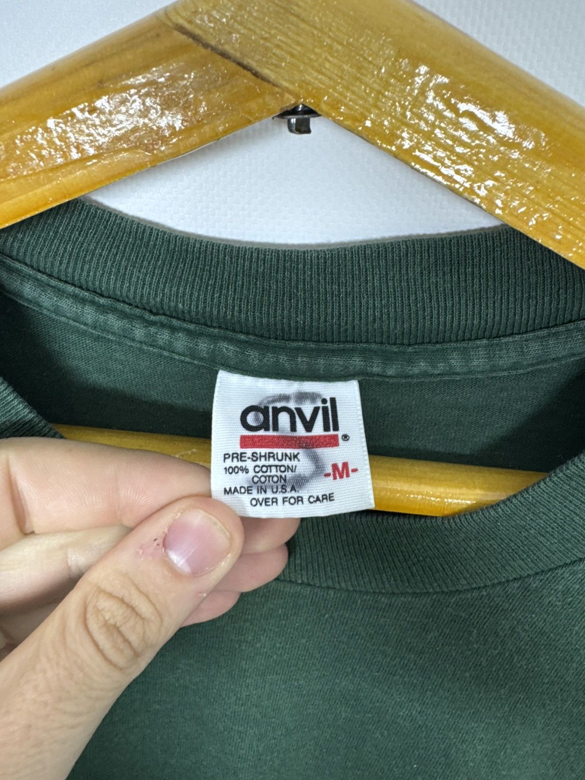 Anvil Vintage Y2k Brew Thru Big Logo Print 00’s Size US M / EU 48-50 / 2 - 12 Thumbnail