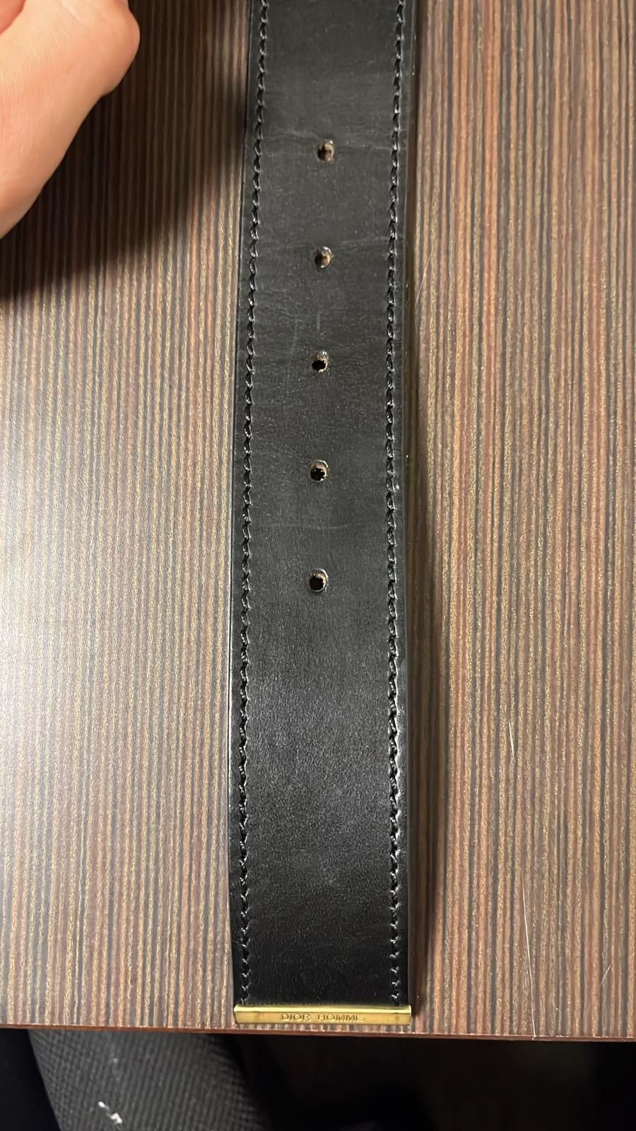 Dior × Hedi Slimane Dior Homme S/S07 Studded Buckle Belt | Grailed