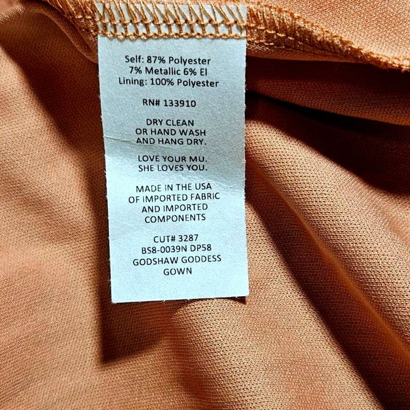 Show Me Your MuMu Show Me Your MuMu Godshaw Goddess Gown Sz. S Shine Copper Size S / US 4 / IT 40 - 8 Thumbnail
