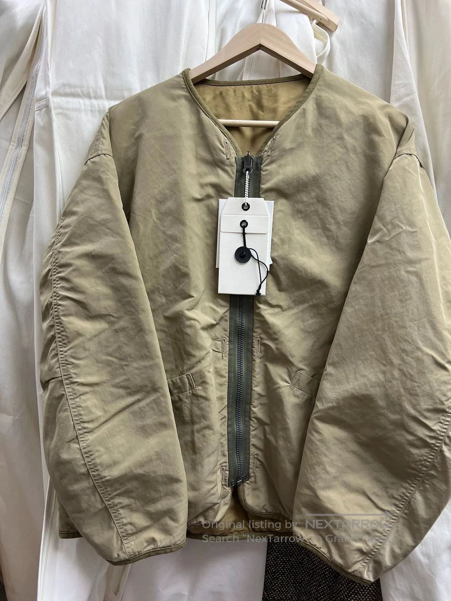 Visvim Beige Zip-Front Casual Jacket Size M. Size US M / EU 48-50 / 2 - 1 Thumbnail