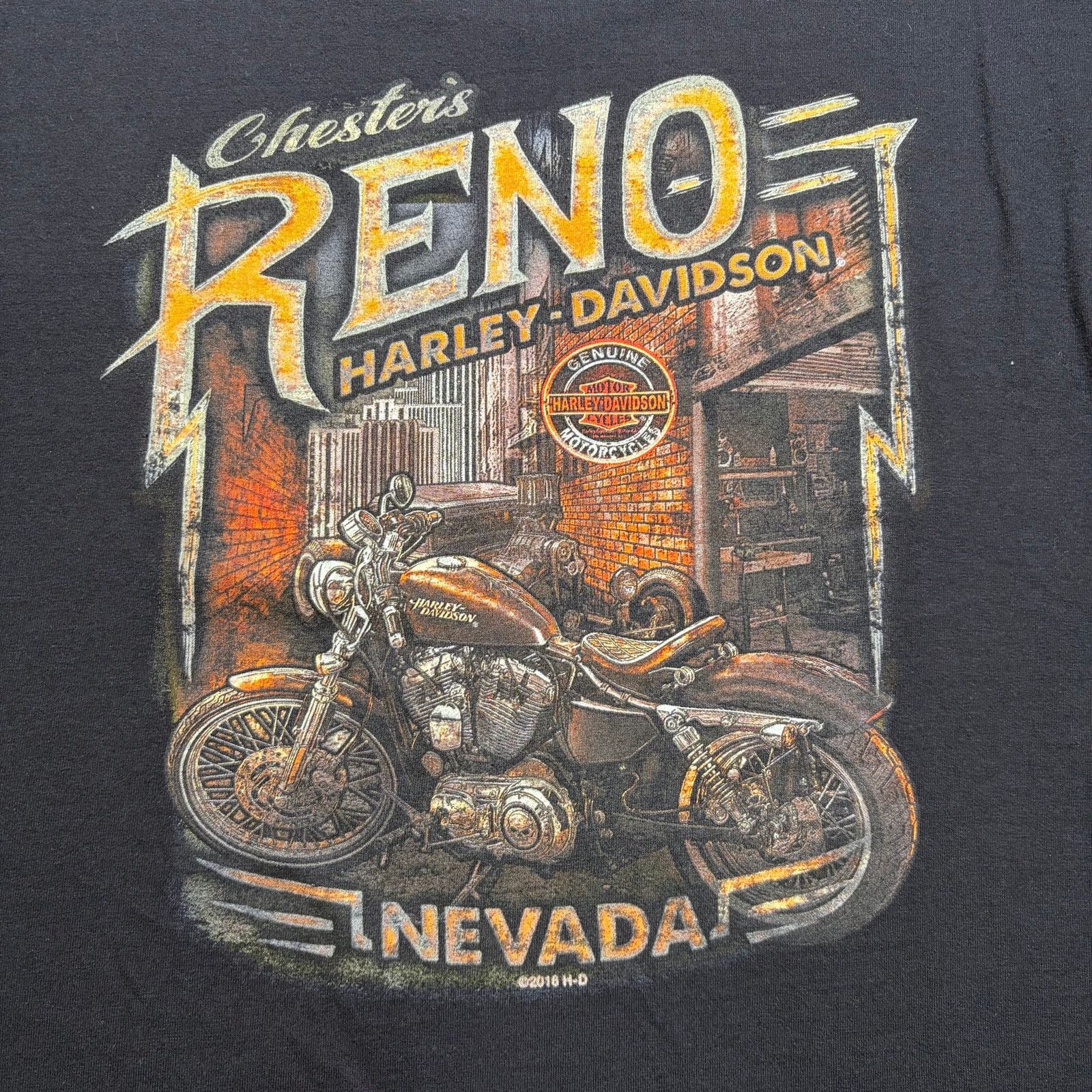 Harley Davidson Harley-Davidson Ride Live Motorcycles Graphic T-Shirt Sz L Size US L / EU 52-54 / 3 - 8 Thumbnail