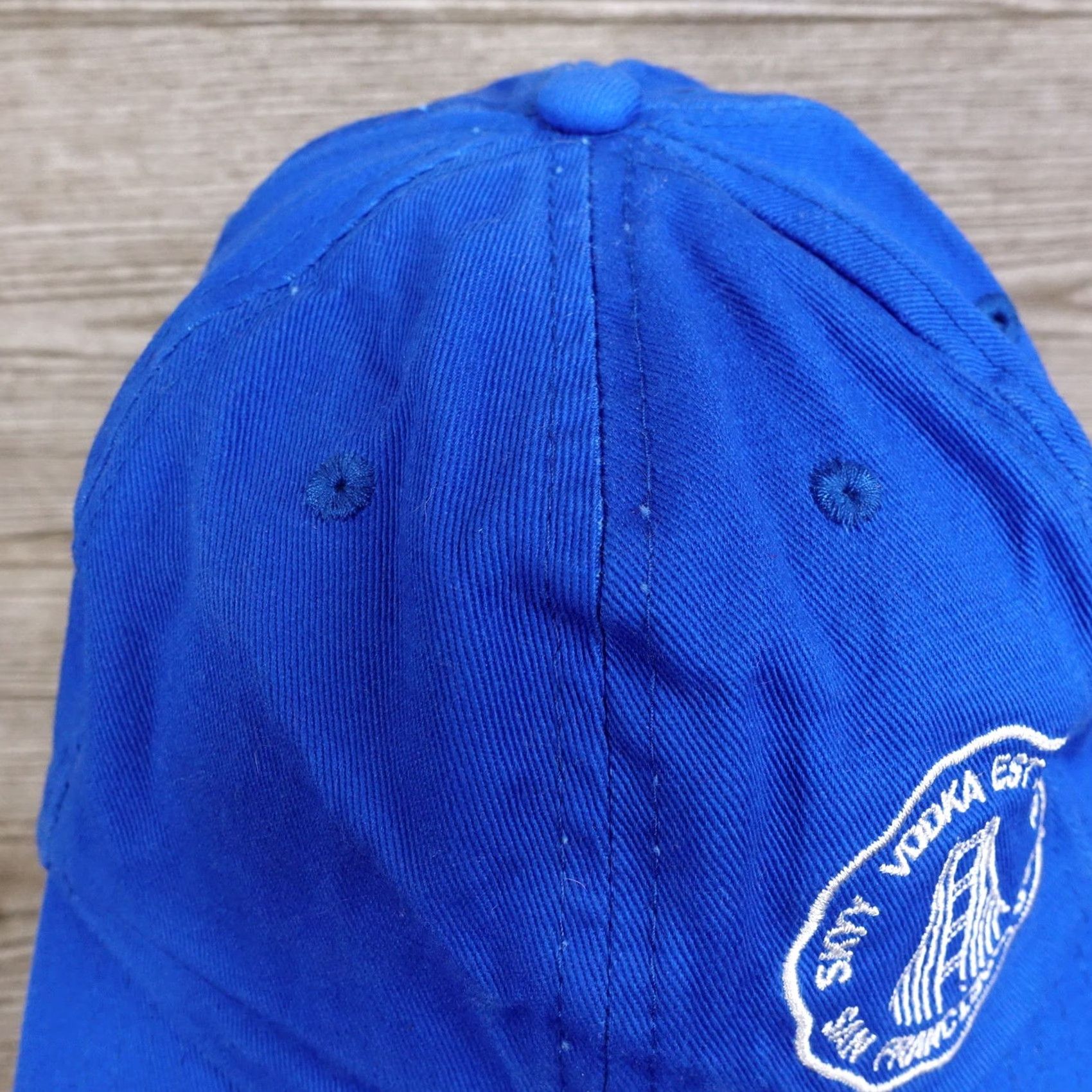 Vintage SKYY VODKA PROMO BLUE ADJUSTABLE STRAPBACK BASEBALL HAT CAP C Size ONE SIZE - 3 Thumbnail