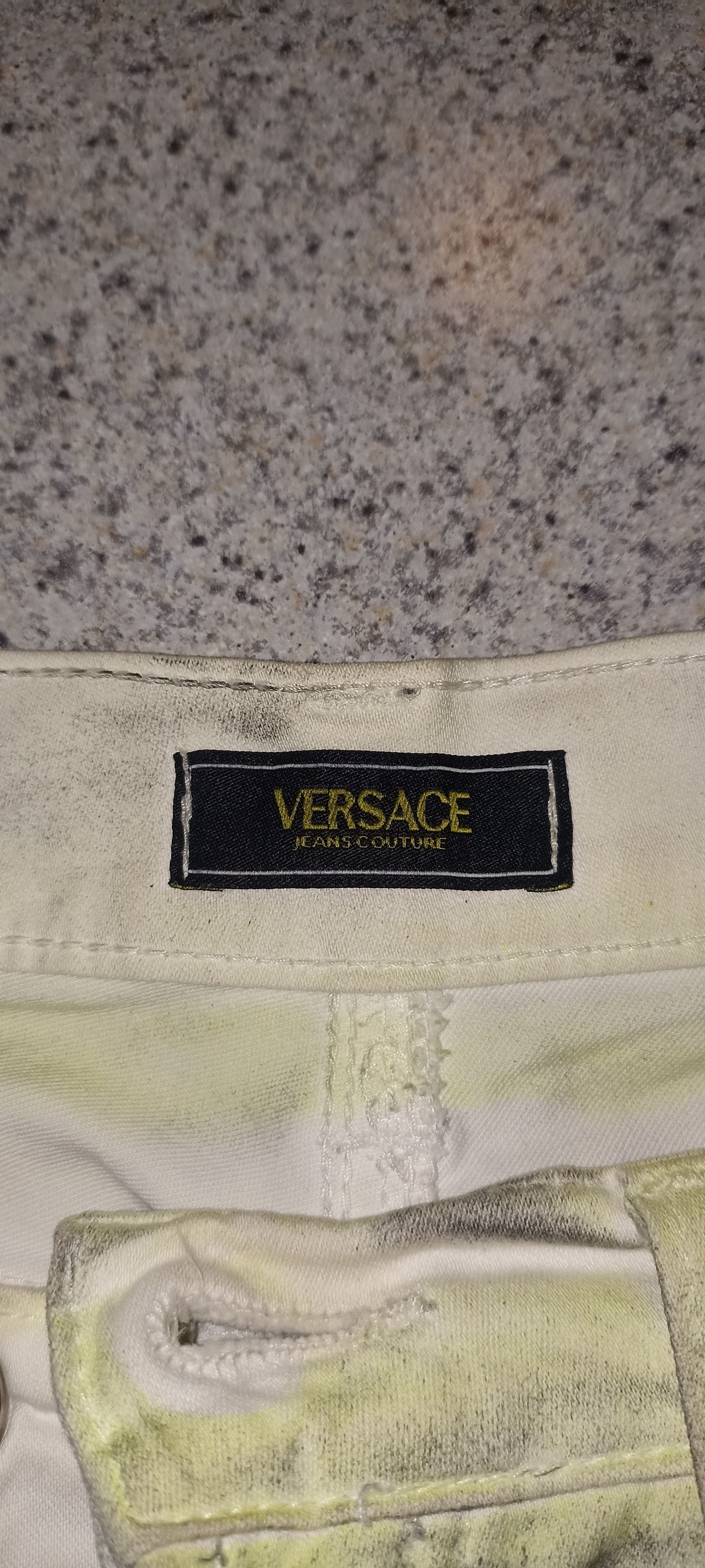 Versace Versace VTG neon printed spray print Size US 31 - 6 Thumbnail