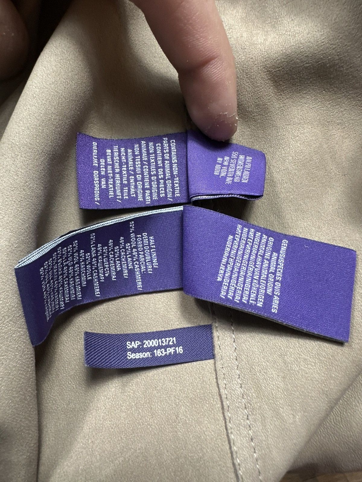 Ralph Lauren Purple Label Ralph lauren purple label leather coat luxury old money Size US S / EU 44-46 / 1 - 17 Thumbnail