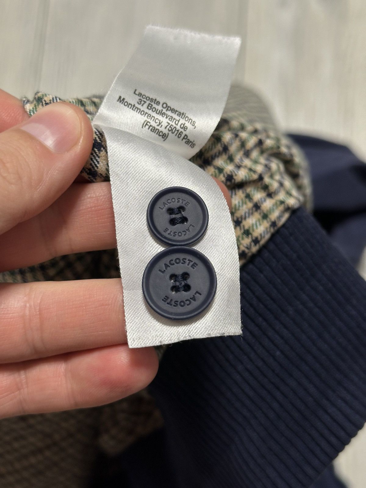 Lacoste Vintage Lacoste Distressed Denim Jacket Size US M / EU 48-50 / 2 - 14 Thumbnail