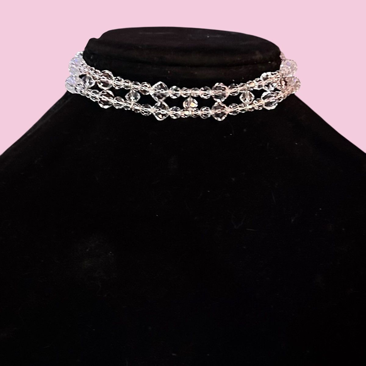 Swarovski × Vintage Vintage Swarovski Crystal bead choker necklace Size ONE SIZE - 2 Thumbnail