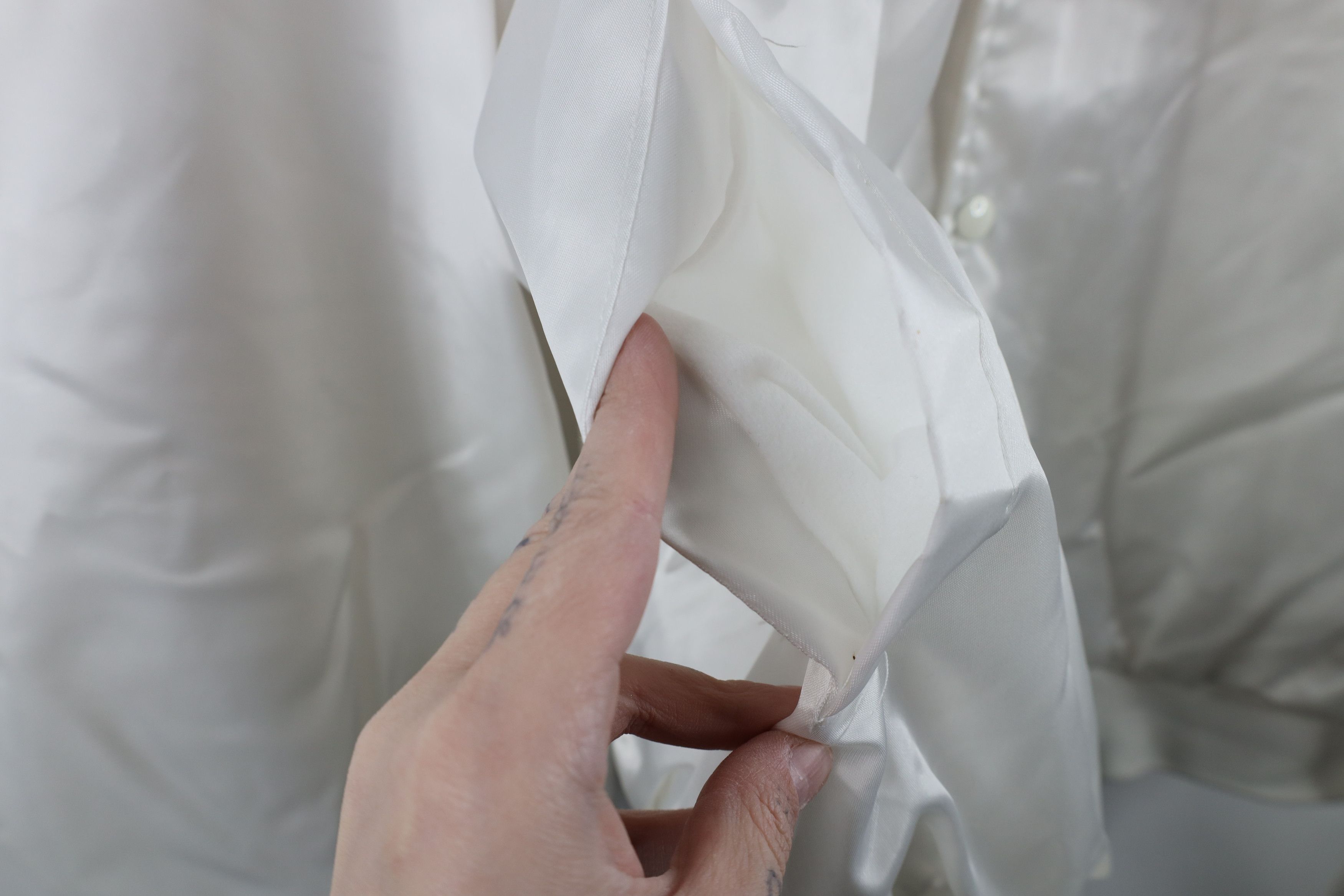 Vintage Vinage 80s 90s Streetwear Satin Bomber Jacket White USA Size US XXL / EU 58 / 5 - 7 Thumbnail