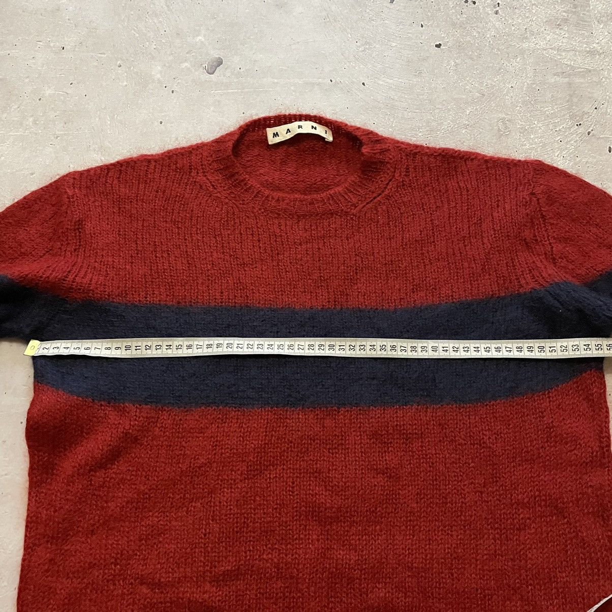 Japanese Brand × Marni Marni Mohair sweater Striped Size 50 Medium Men’s Size Size US M / EU 48-50 / 2 - 7 Thumbnail