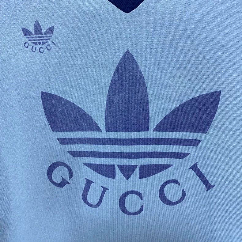 Gucci Gucci Adidas co-branded logo short sleeves Size US S / EU 44-46 / 1 - 2 Thumbnail