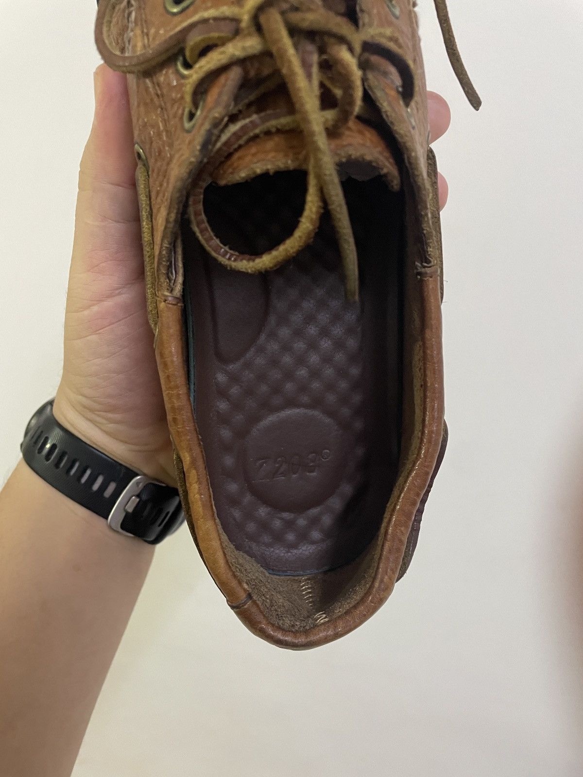 Polo Ralph Lauren VINTAGE POLO RALPH LAUREN LEATHER BOAT SHOES Size US 9 / EU 42 - 9 Thumbnail