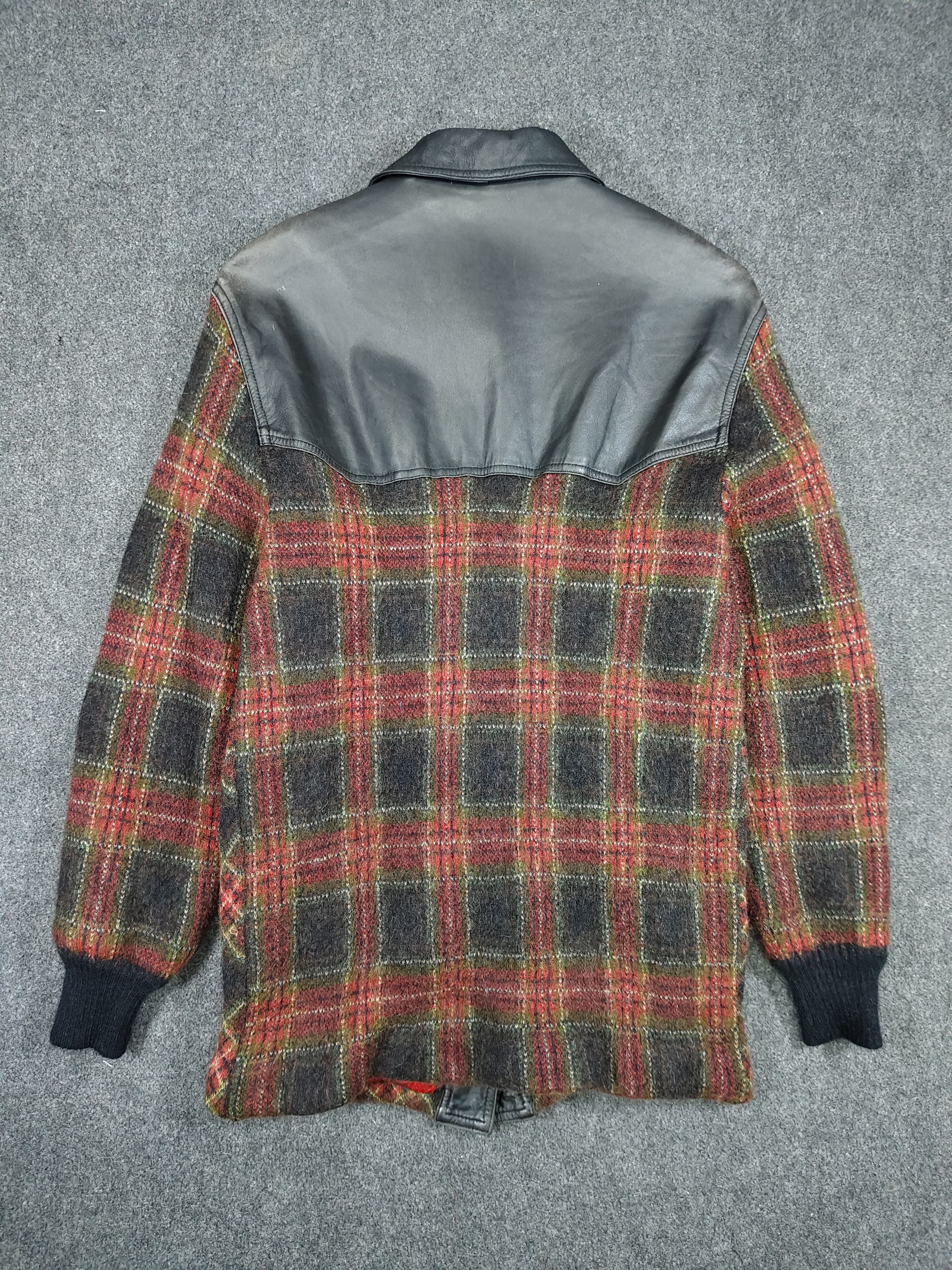 Torras 80s Torras-Artisan Tapestry Archive Wool Leather Coat Jacket Size M / US 6-8 / IT 42-44 - 5 Thumbnail