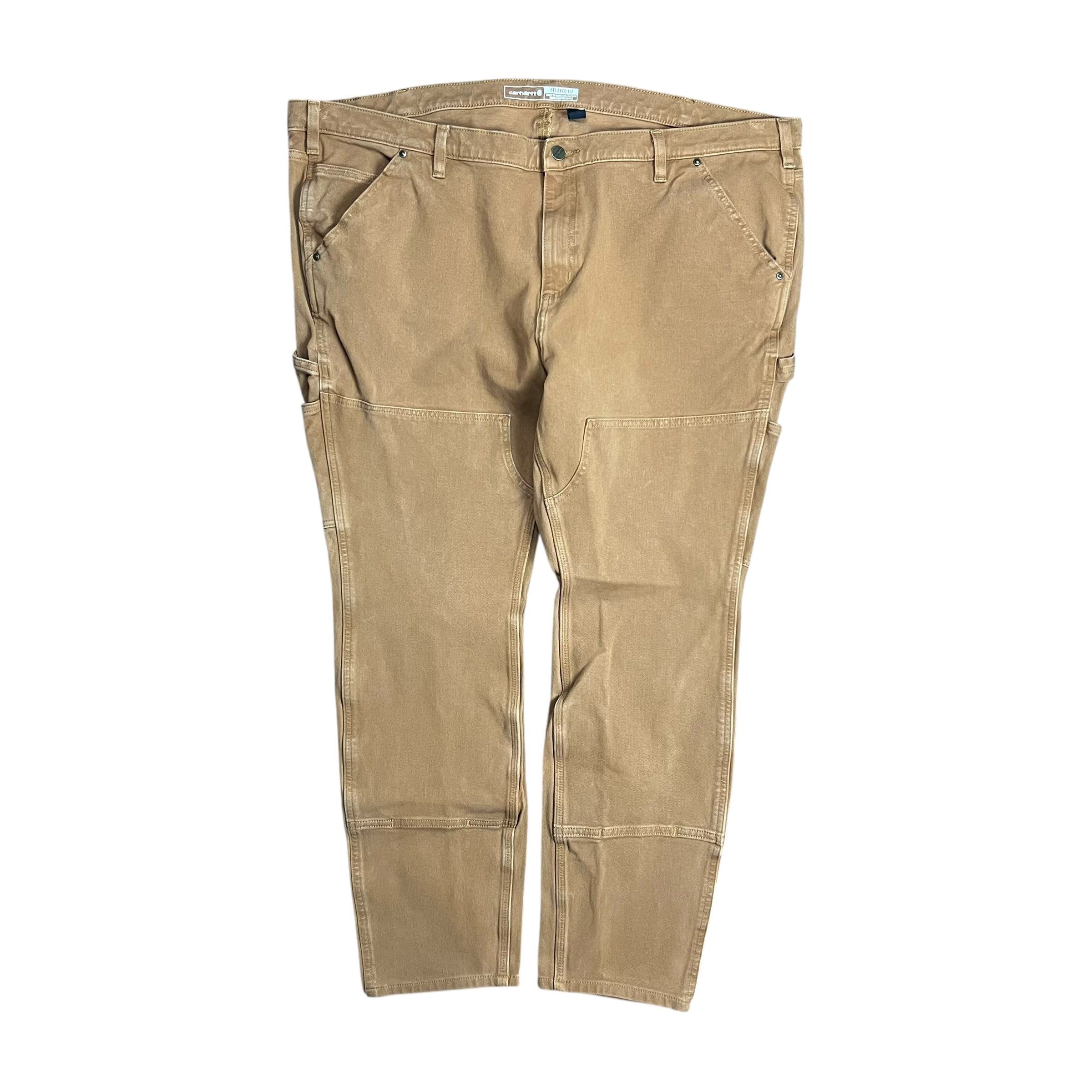 Carhartt Carhartt Beige Double Knee Work Pants - 24W Size 42" / US 20 - 1 Thumbnail