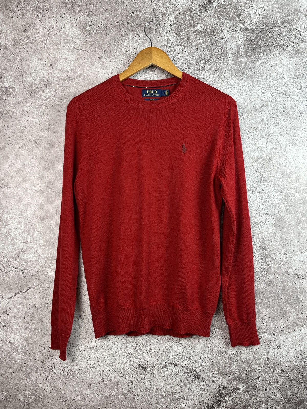 Polo Ralph Lauren Slim Fit Washable Merino Wool Sweater Size US S / EU 44-46 / 1 - 2 Thumbnail