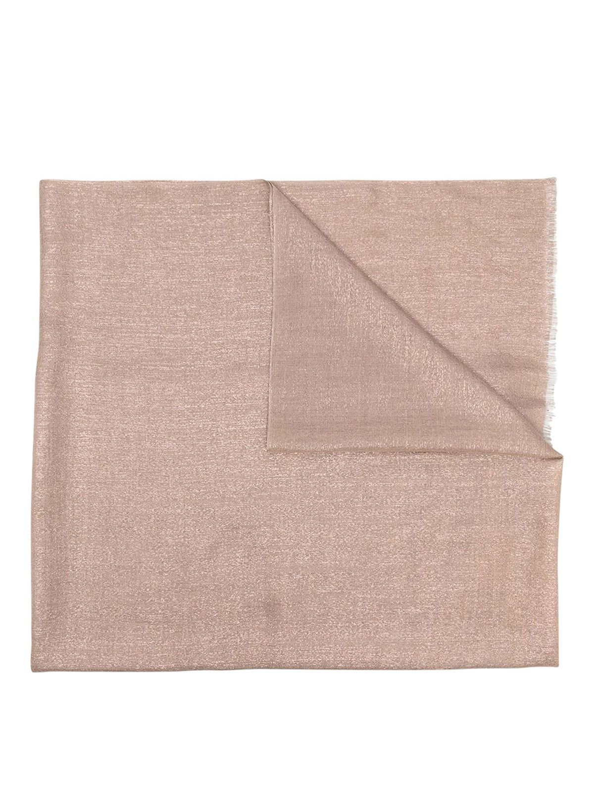 Brunello Cucinelli o1y0725 Size : OS / Scarf in Light Brown Size ONE SIZE - 1 Thumbnail