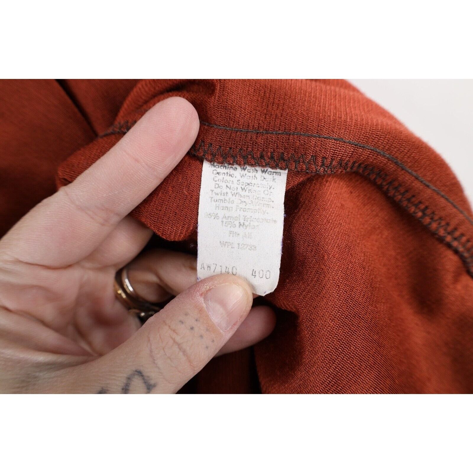 Vintage Vintage 70s Streetwear Sun Faded Velvet Velour Belted Robe Size US L / EU 52-54 / 3 - 14 Thumbnail