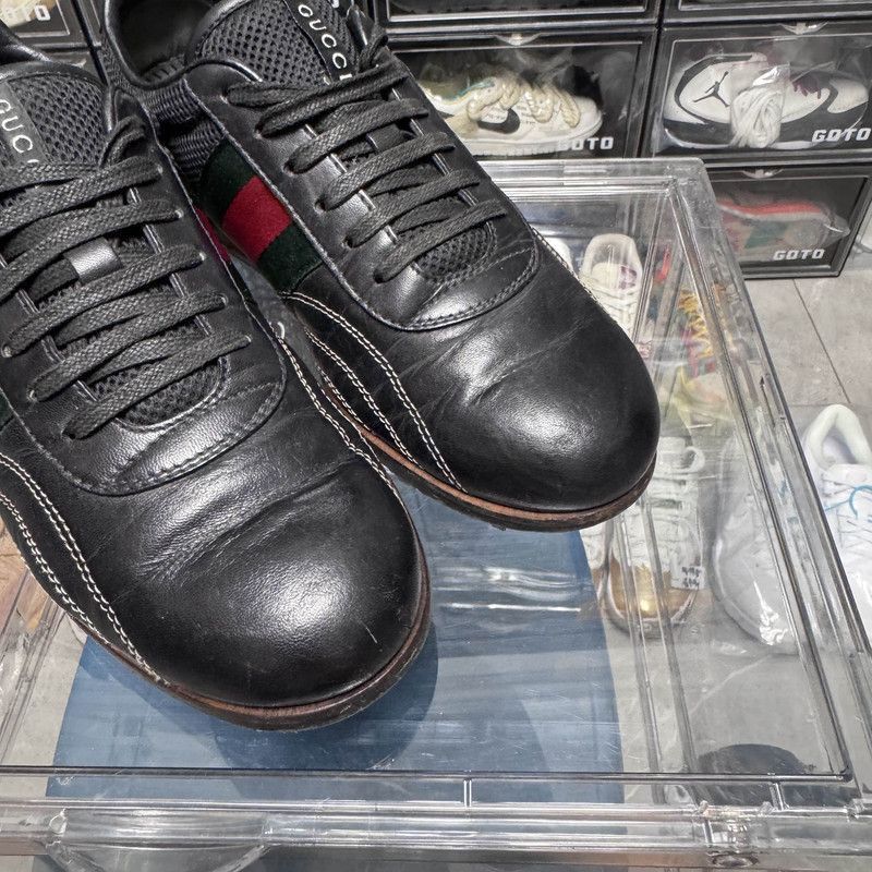 Gucci Gucci Leather Lace-Up Casual Sneakers for Men Size US 7.5 / EU 40-41 - 8 Thumbnail