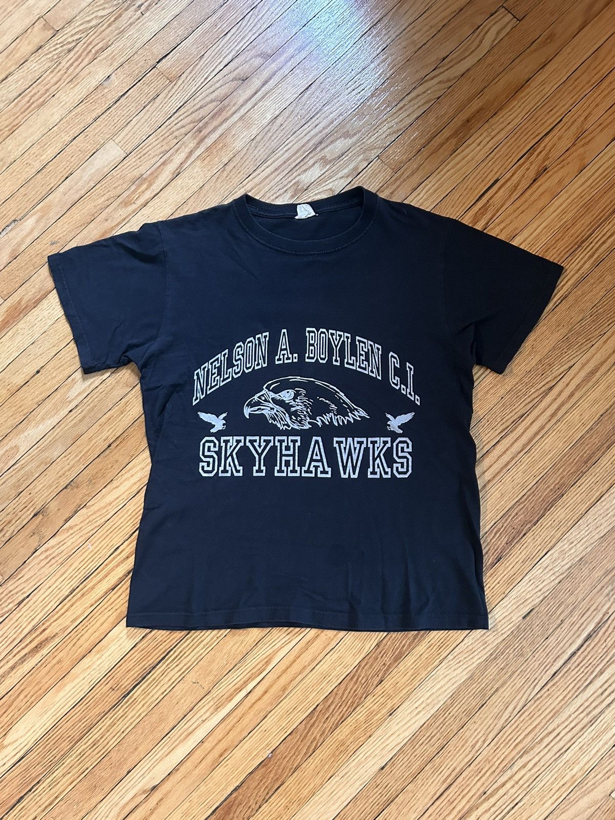 Vintage Vintage Collegiate Tee (Washed Black) Size US S / EU 44-46 / 1 - 1 Thumbnail