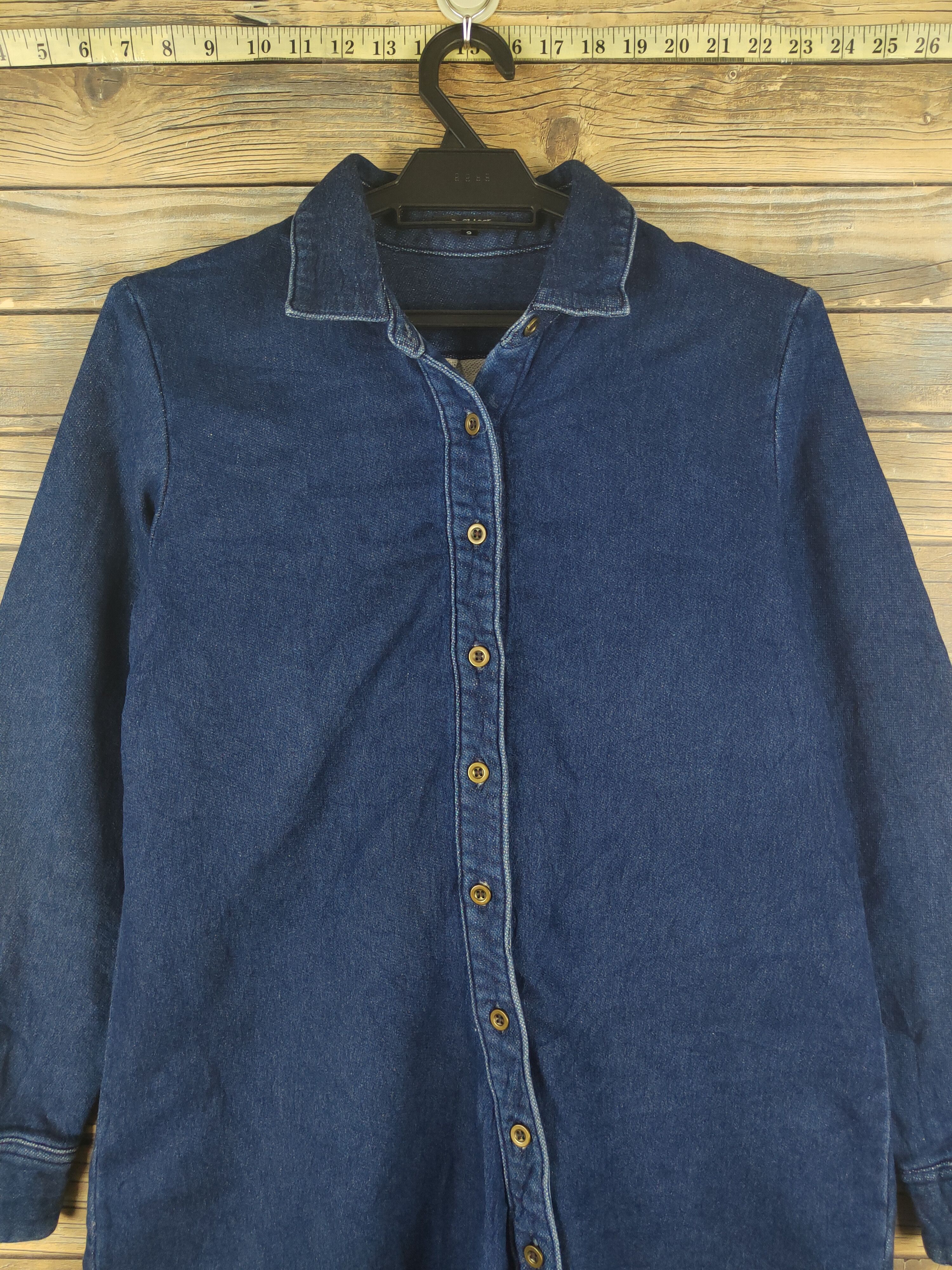 Japanese Brand × Vintage DoClasse Blue Button Up Denim Shirts Size M / US 6-8 / IT 42-44 - 2 Thumbnail