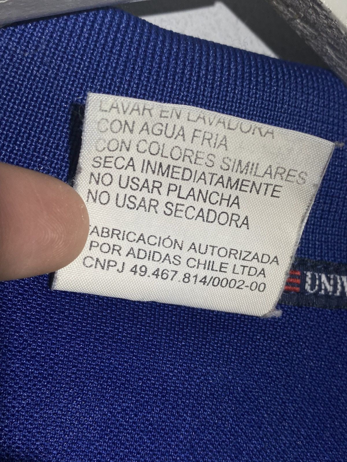 Adidas Adidas Universidad de Chile 2001/02 Home Football Shirt Size US L / EU 52-54 / 3 - 14 Thumbnail