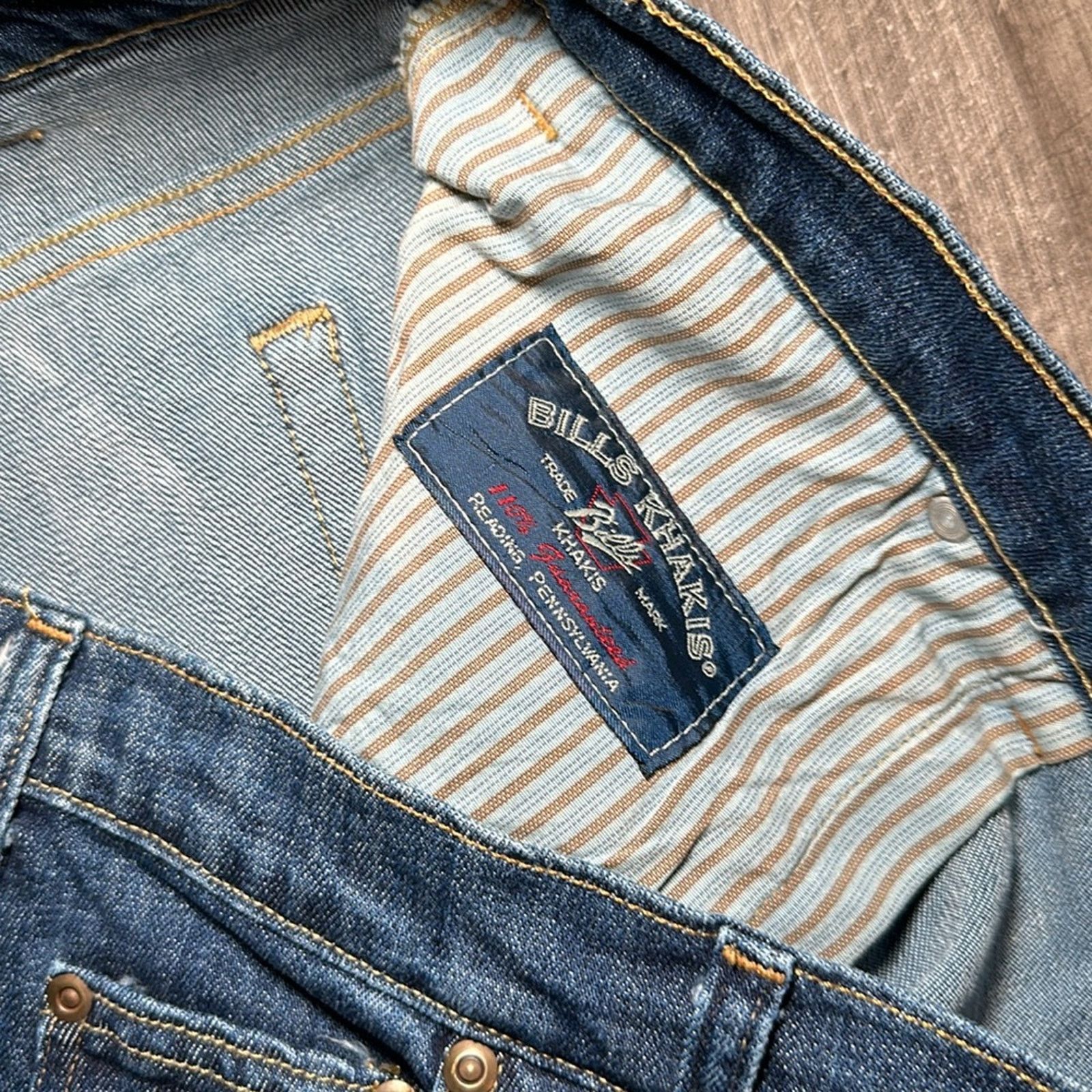 Bills Khakis Bills Khakis Classic Fit Jeans - 42x32 Size US 42 / EU 58 - 8 Thumbnail