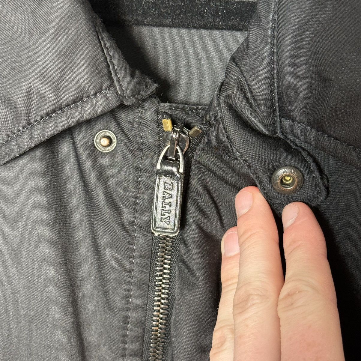 Bally Bally Vintage Mens Black Bomber Size US M / EU 48-50 / 2 - 9 Thumbnail