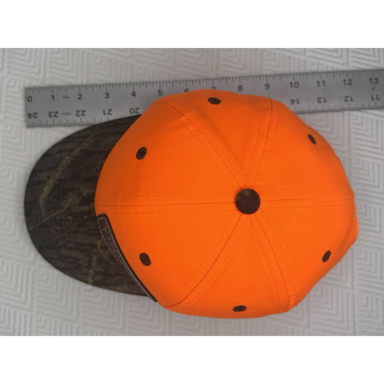 Port Authority YOOPER - Orange CAMO Hunting Fishing Hat Cap SnapBack - UP Size ONE SIZE - 9 Thumbnail
