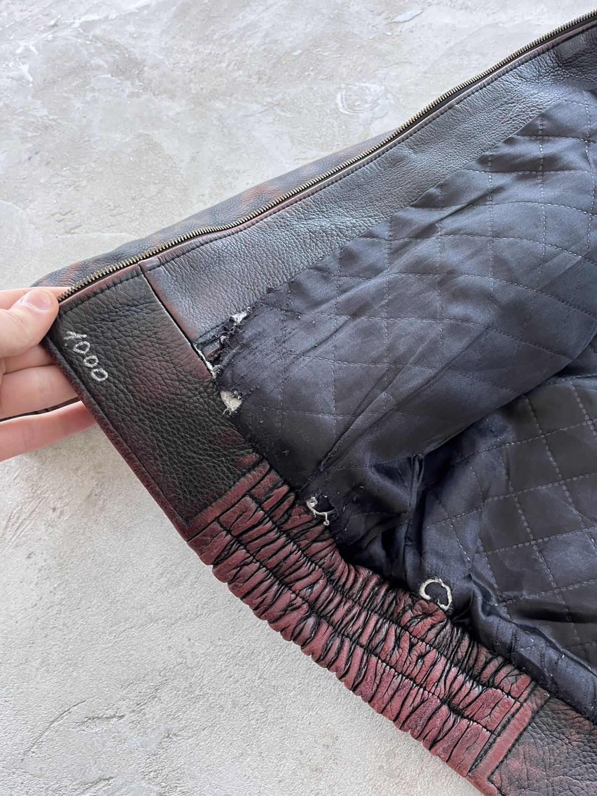 Genuine Leather Hype Vintage Coach Black Red Leather Bomber Jacket Y2K Sk8 Size US XL / EU 56 / 4 - 24 Thumbnail